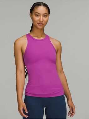 Lululemon Align Sleeveless Racer backTank Top - in Vivid Plum xxs